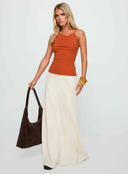 Amarante Sleeveless Top Orange