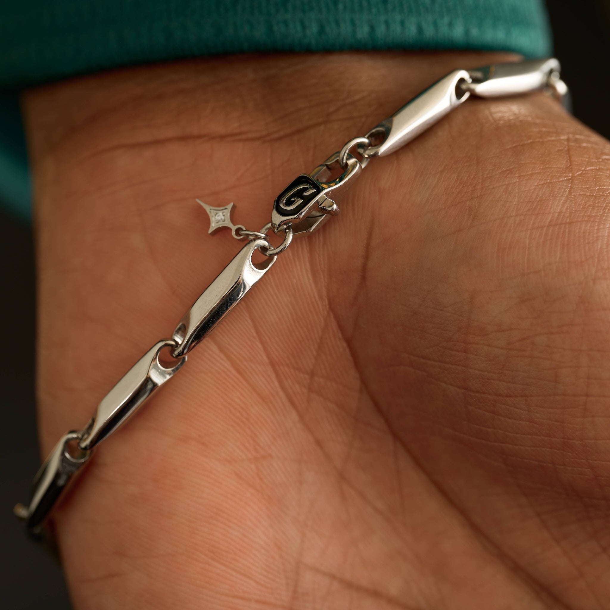 14k White Gold Plated