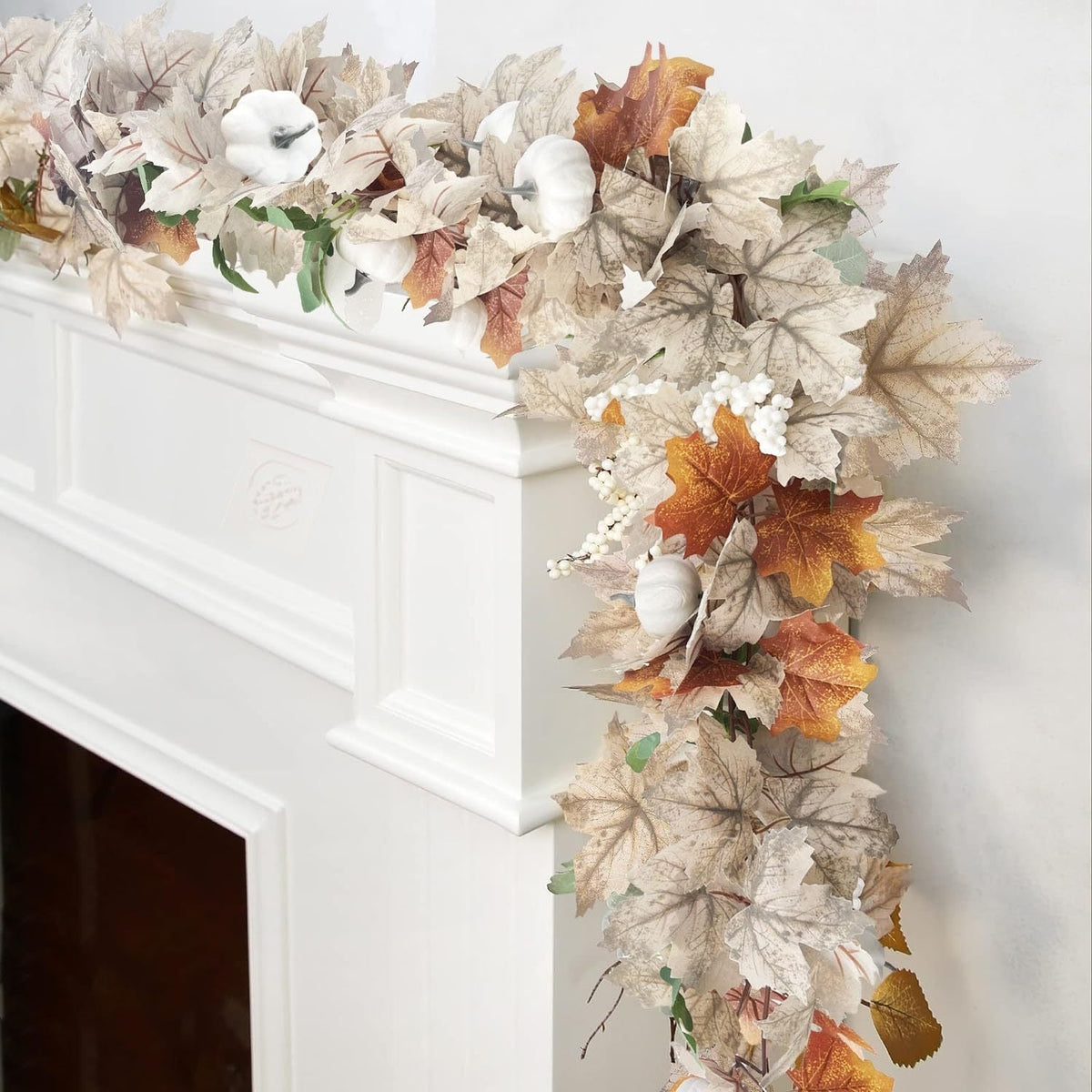 Artificial Maple Leaf Vine for Thanksgiving and Christmas Decoration