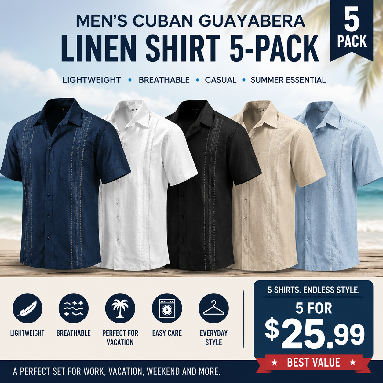Classic 5-Pack Colors