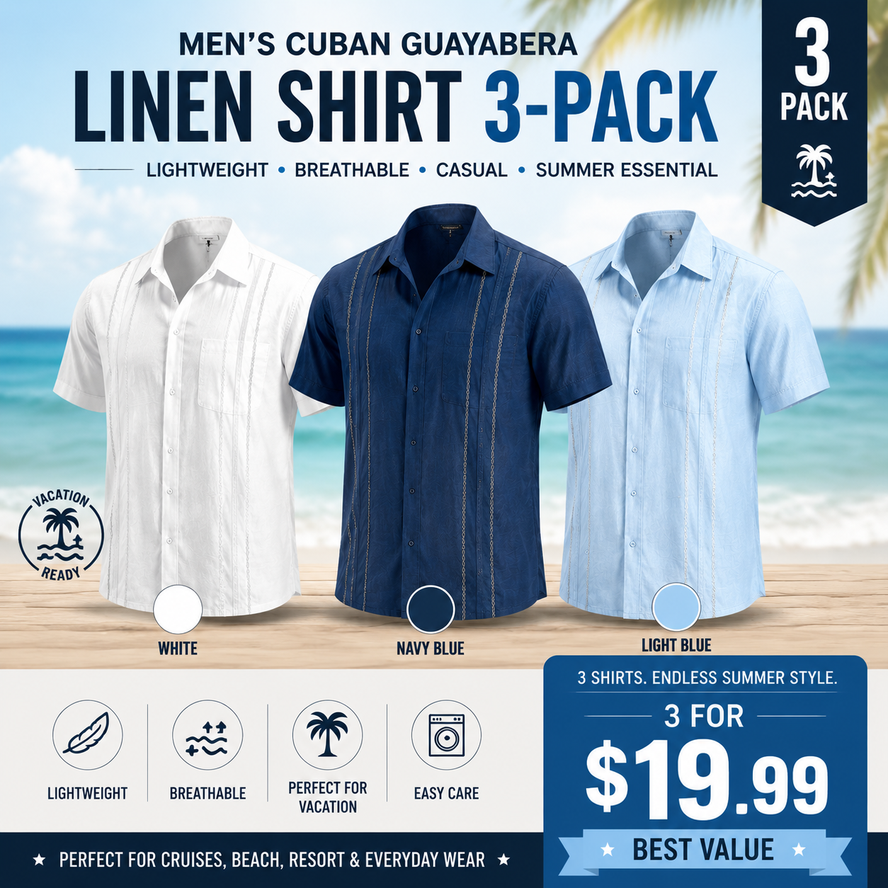 Vacation Colors 3-Pack