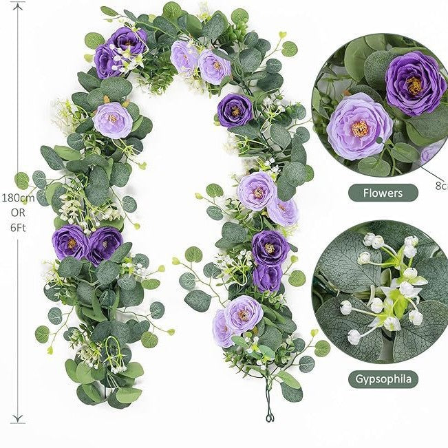 🔥Last Day 50% OFF🔥Artificial Rose Garland Flower Vine