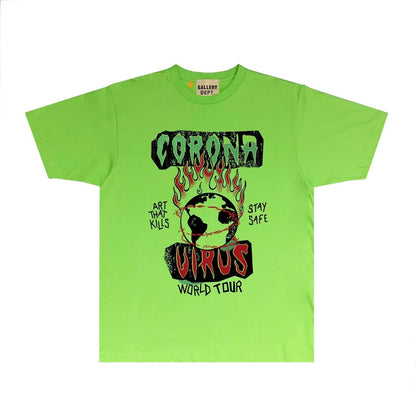 Gallery Dept T Shirts European And American Tee Shirt Short Sleeve T-Shirt Blouse