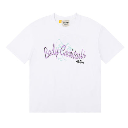 Gallery Dept T Shirts Maychao Gallery Dept Printed High Street Cotton Short Sleeve T-shirt Men and Women Base