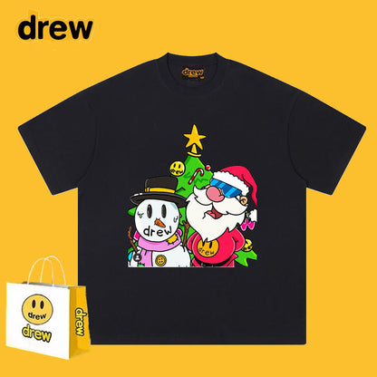 Drew T-shirts Smiley Face Printed High Street