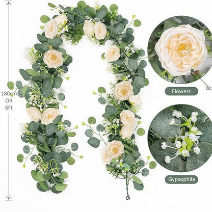 🔥Last Day 50% OFF🔥Artificial Rose Garland Flower Vine