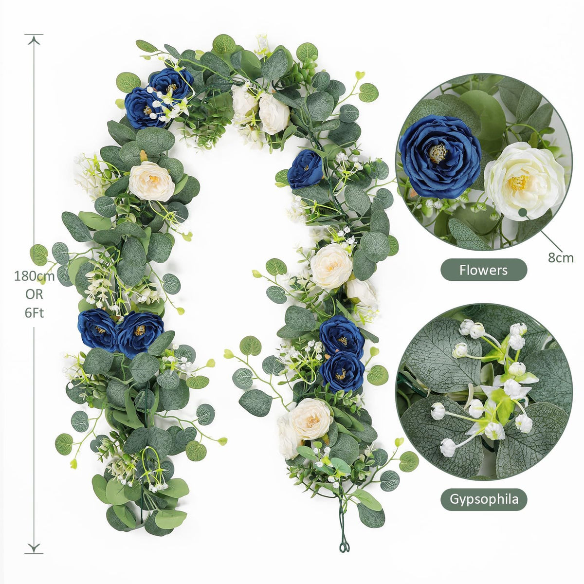 🔥Last Day 50% OFF🔥Artificial Rose Garland Flower Vine