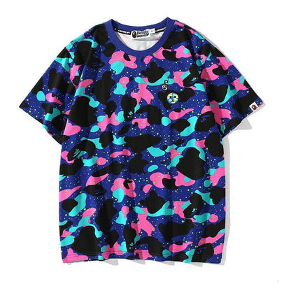Bathing Ape T-Shirt Summer Cotton Short Sleeve T-shirt