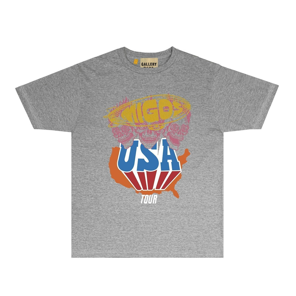 Gallery Dept T Shirts European And American Tee Shirt Short Sleeve T-Shirt Blouse