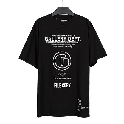 Gallery Dept T-shitrs Summer Los Angeles Letter Short Sleeved T-shirt