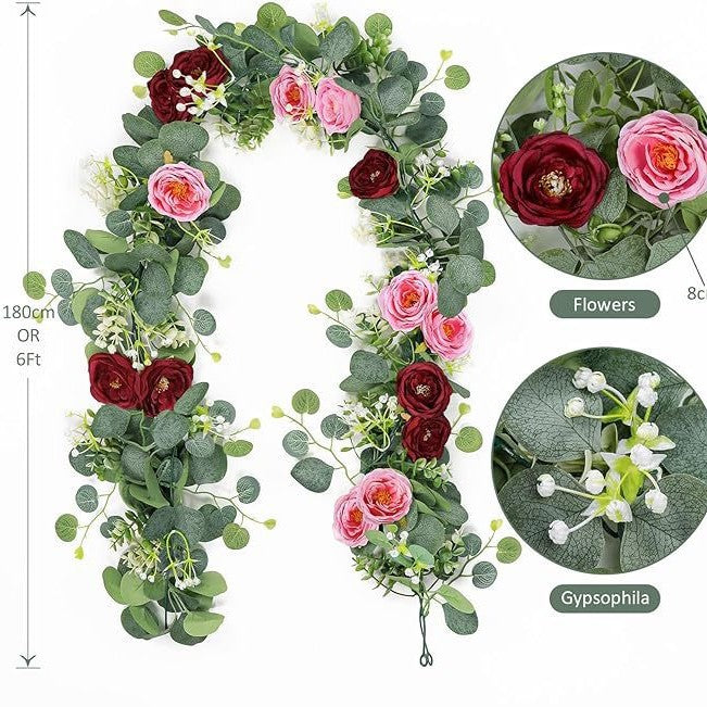 🔥Last Day 50% OFF🔥Artificial Rose Garland Flower Vine