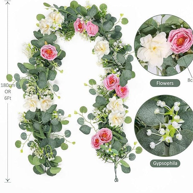 🔥Last Day 50% OFF🔥Artificial Rose Garland Flower Vine