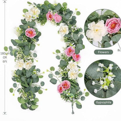 🔥Last Day 50% OFF🔥Artificial Rose Garland Flower Vine