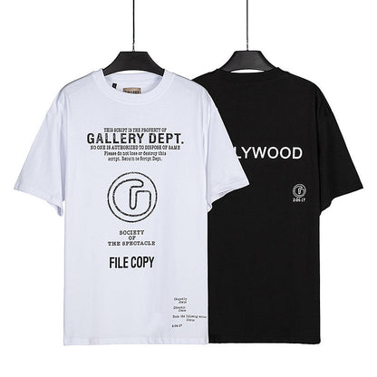 Gallery Dept T-shitrs Summer Los Angeles Letter Short Sleeved T-shirt