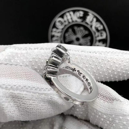 Chrome Heart Ring Crown Ring
