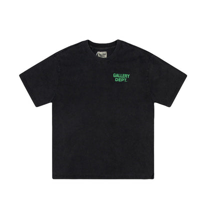 Gallery Dept T-shitrs Vintage Printed Letter Short Sleeve Loose