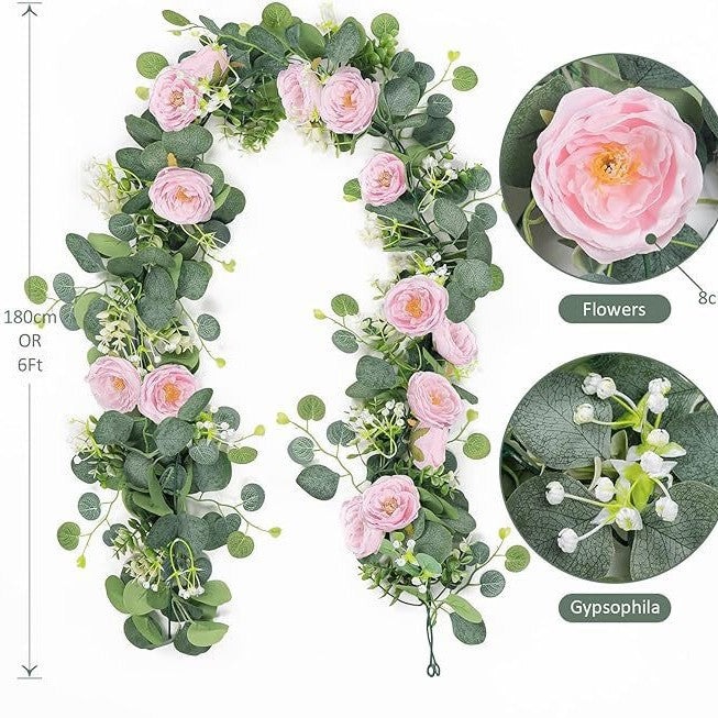 🔥Last Day 50% OFF🔥Artificial Rose Garland Flower Vine