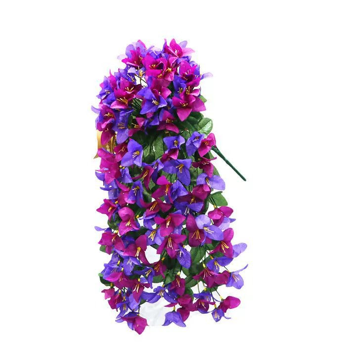 Artificial Bougainvillea Hanging Basket with Trailing Flowers