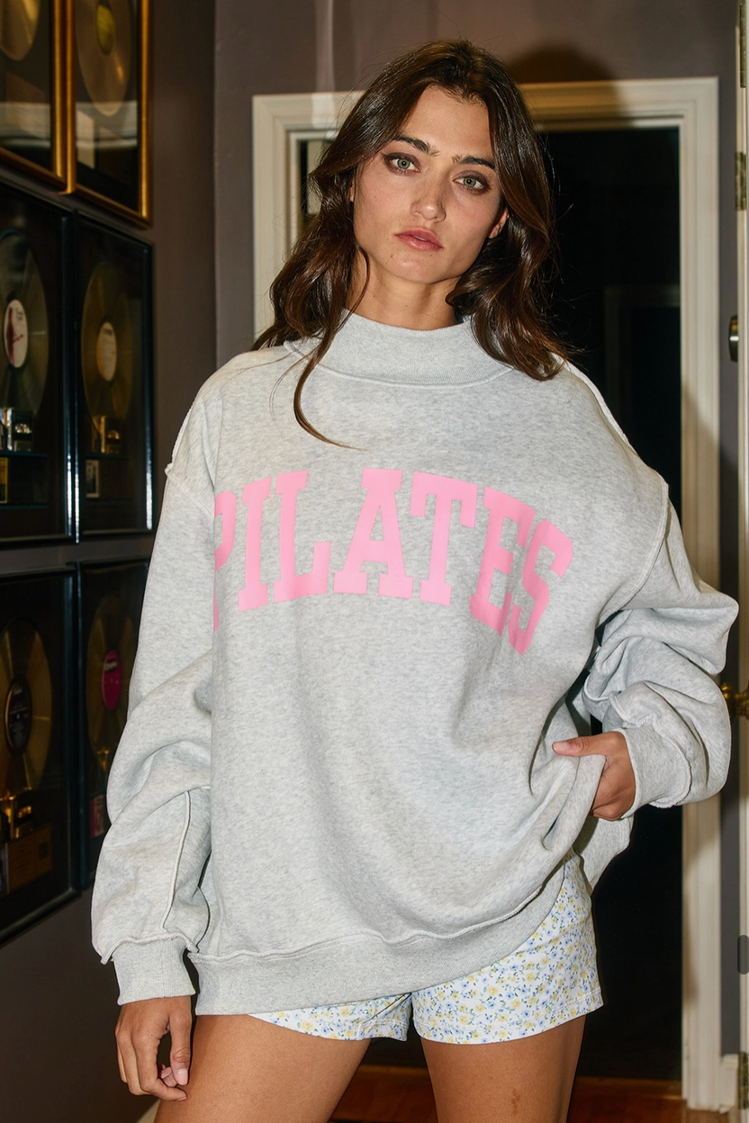 Heather Grey / Pink
