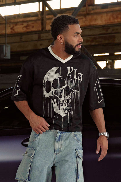 4015 - Drippy Skull Jersey