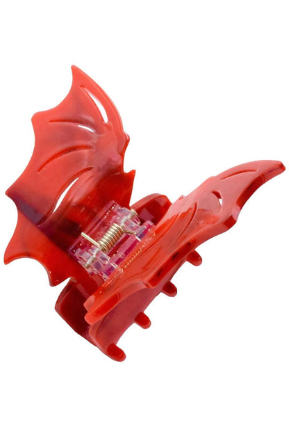 Bat Hair Claw Clip [RED]