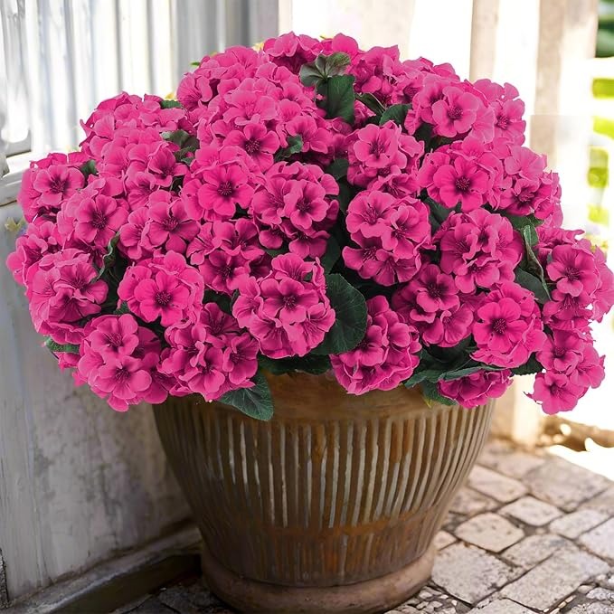 Last Day 60% OFF - Artificial Geranium Flowers For Outdoors