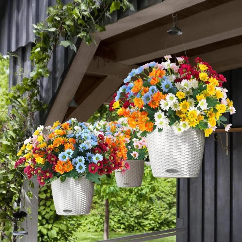 💥Artificial Outdoor Sunset Mums Flowers - UVresistant, Waterproof, Windproof🌼