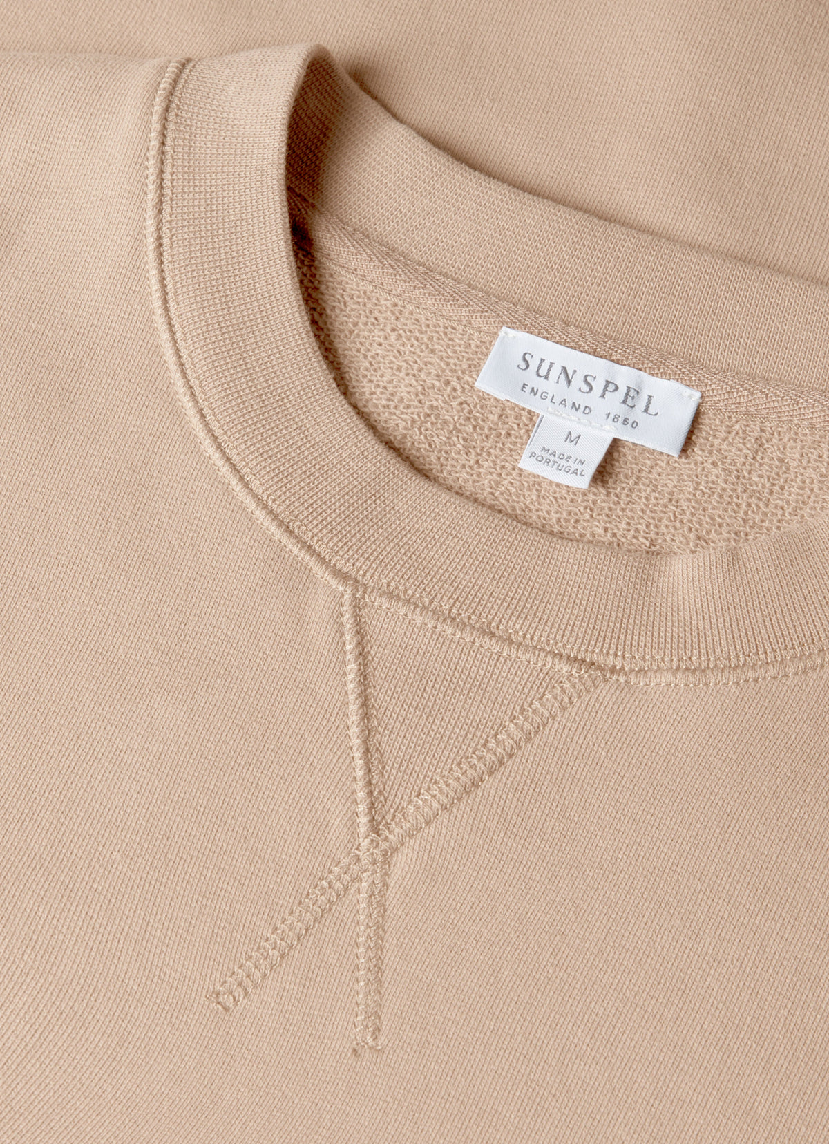 Mens Loopback Sweatshirt In Mink Mswe1516 Brgb