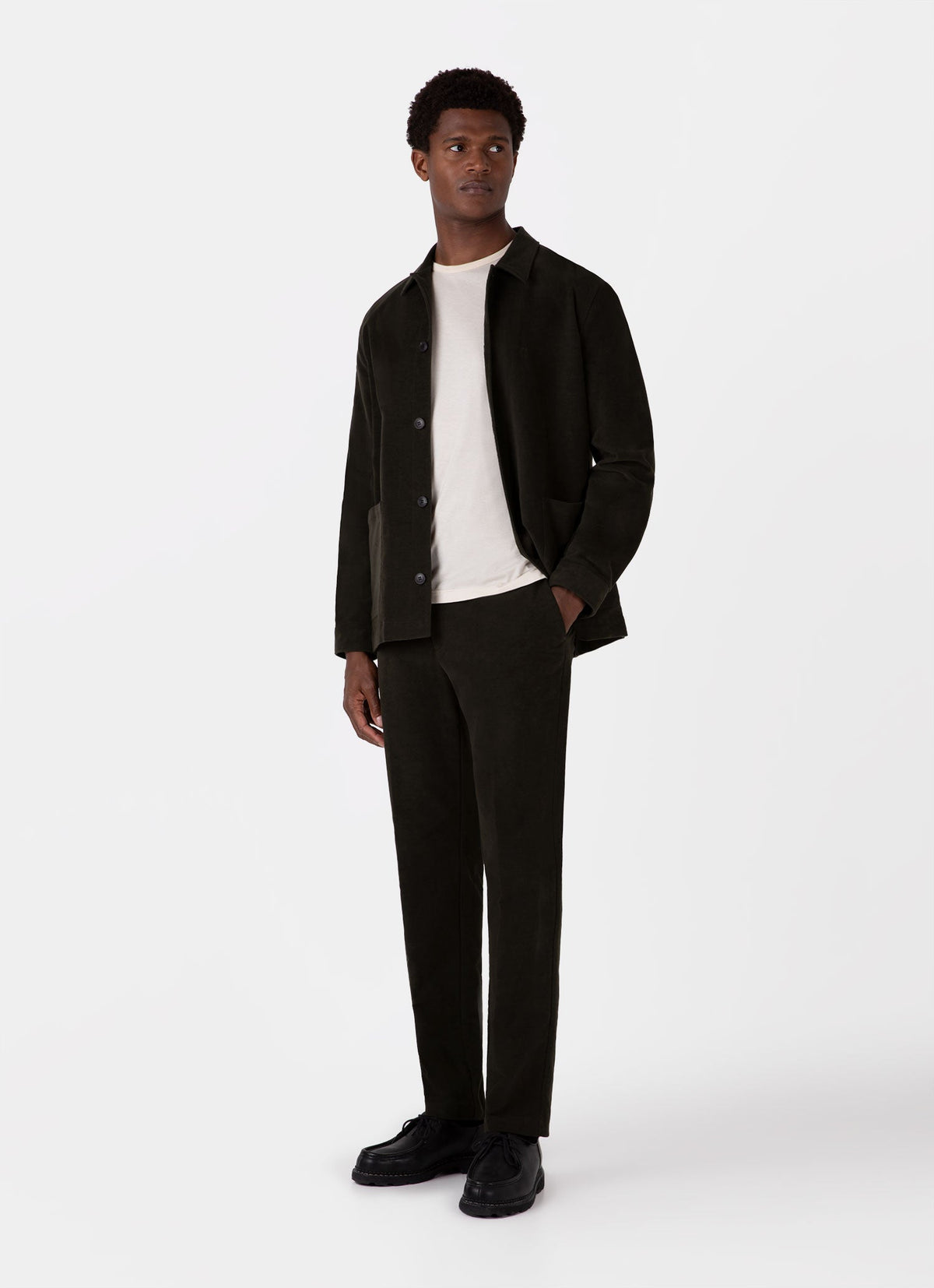 Mens Moleskin Trouser In Peat Mtrs3111 Gnih