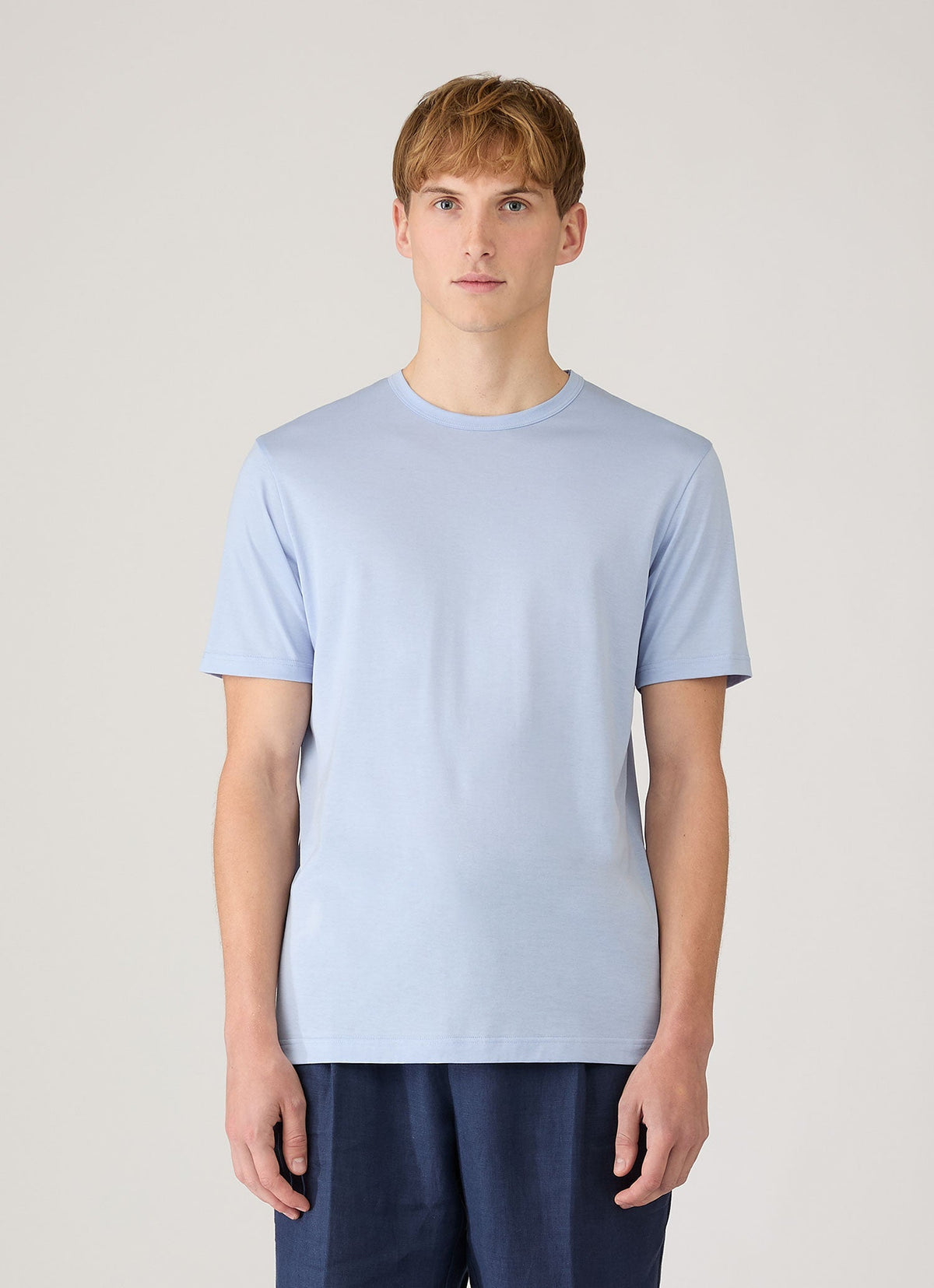 Mens Classic Tshirt In Sky Mtsh0001 Buwv