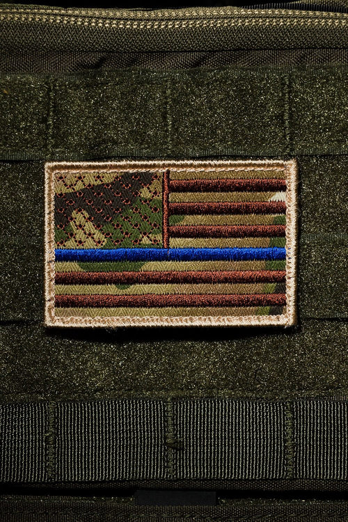 Thin Blue Line - Multicam Patch